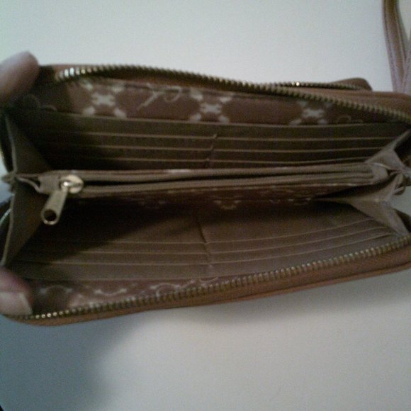 Boho Faux Leather Zip Around Wallet - Picture 5 of 5